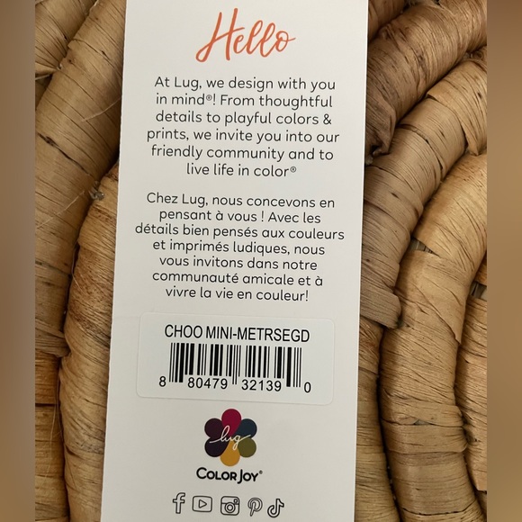 🌹⭐️ NWT Lug Choo Choo Mini Pill Box / Pouch in Metallic Rose Gold ⭐️🌹 - Picture 6 of 7